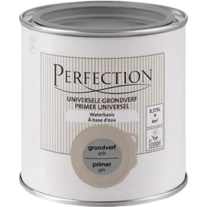 Perfection Universele Grondverf Waterbasis Grijs 375ml