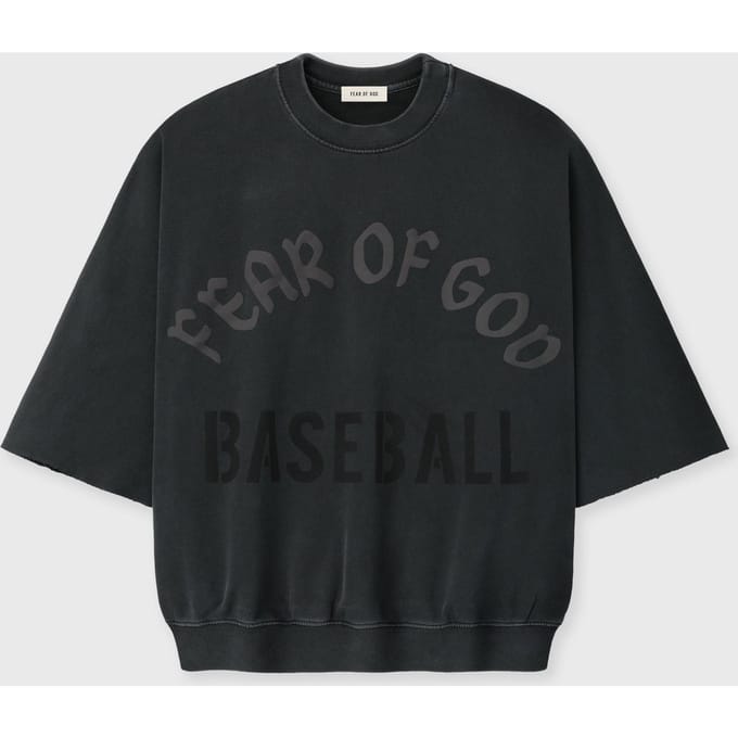BASEBALL CUT SLEEVE SWEATSHIRT