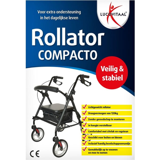 Lucovitaal Rollator Compacto (1 stuk)