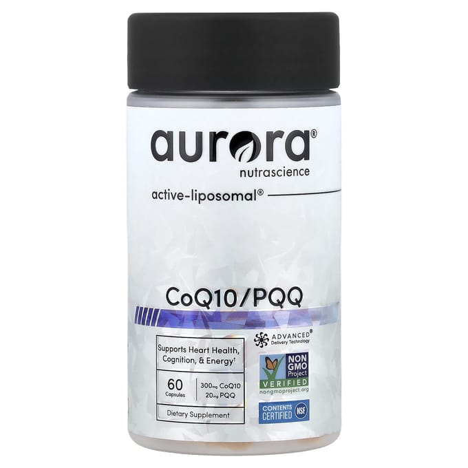 Aurora Nutrascience, CoQ10/PQQ, 60 Gélules