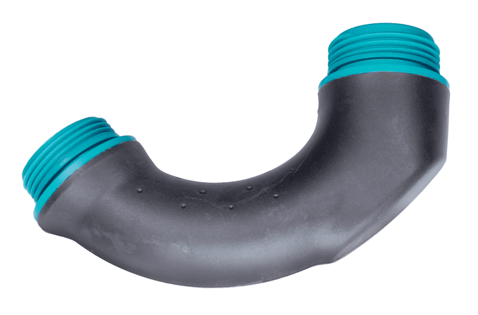 Pipe elbow, large