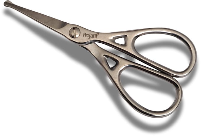 Rojafit - Professional - Neus & Oorhaarschaartje - Recht - Hoogglans RVS- 11 cm.