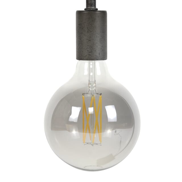 Hoyz Lichtbron led filament bol Ø12 5 e27 6w dimbaar / smoke grey glas