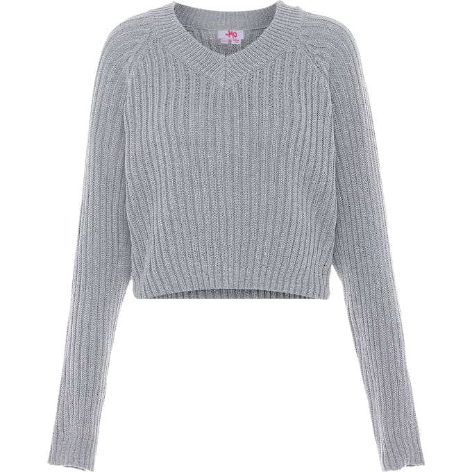 Mymo Jumper Dames licht grijs melange