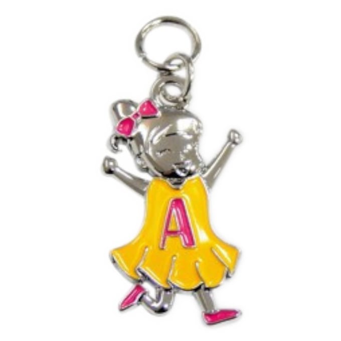 Bedeltje - A - Meisje - Charms for you