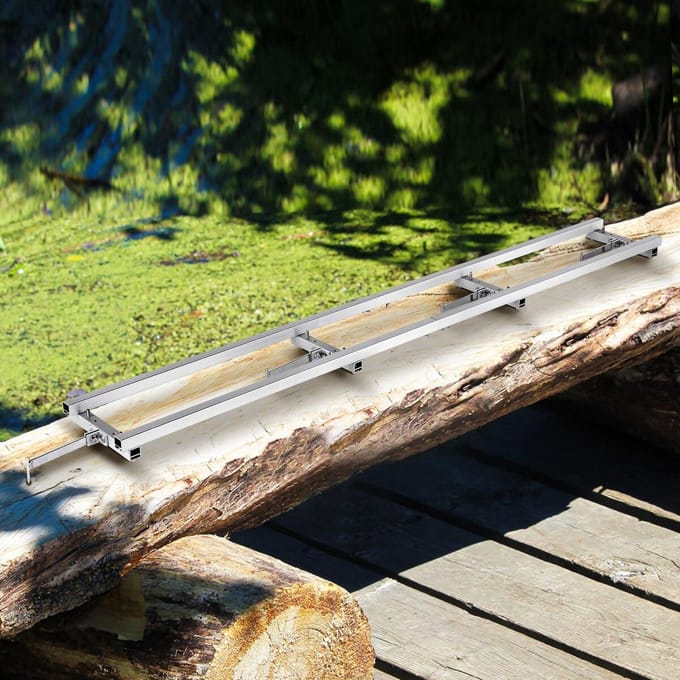 Railzaaggeleidingssysteem 9 ft Kettingzaag Milling Rail Gids 4 Dwarsbalk Kits