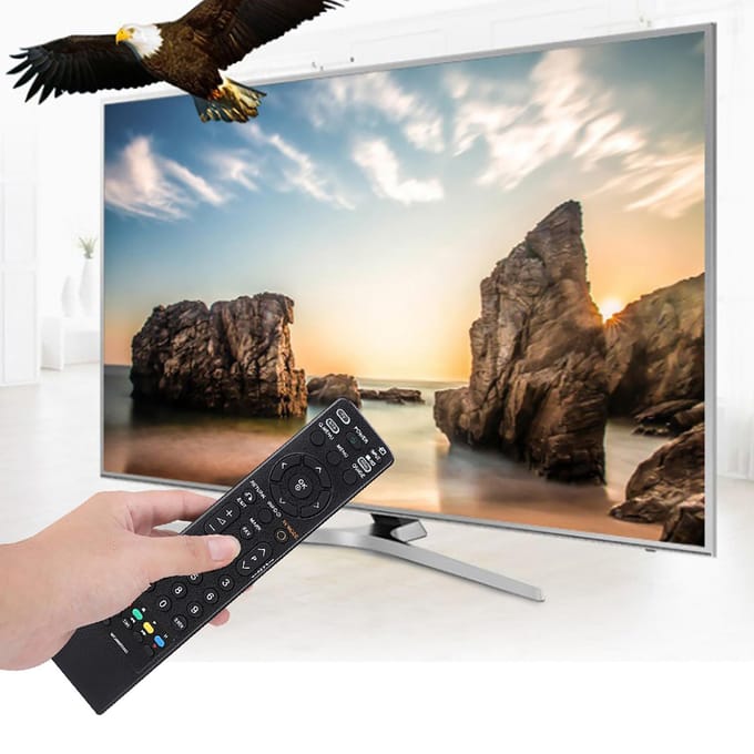 Télécommande de remplacement TV multifonction pour LG MKJ40653802 beige