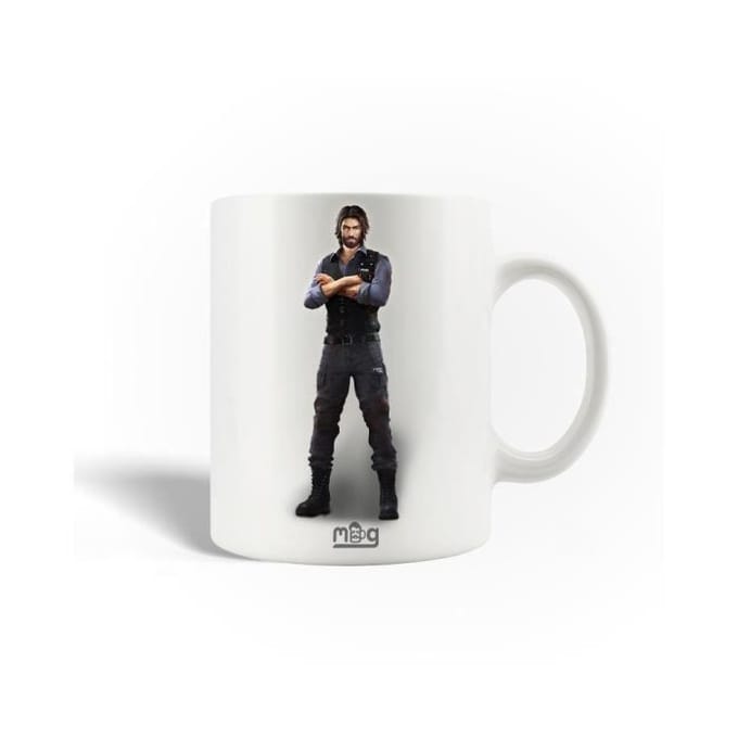 Mug en Céramique - MANIACASE - Andrew Free Fire - 30cl - Compatible Lave-Vaisselle - Blanc