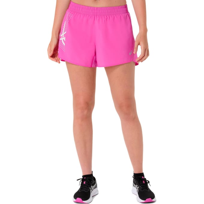 ASICS Metarun Split Hardloopshorts Dames-roze