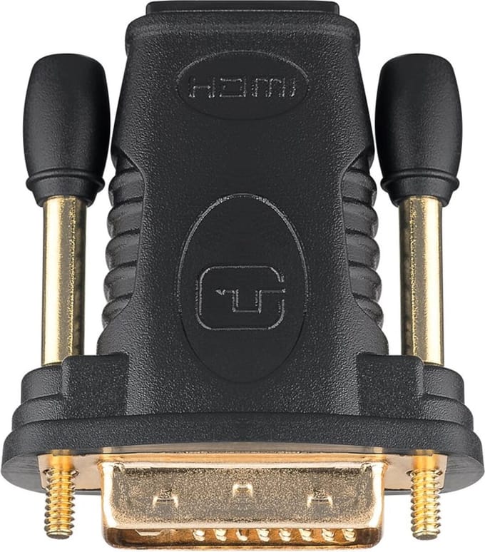 Goobay DVI (m) - HDMI (v) adapter