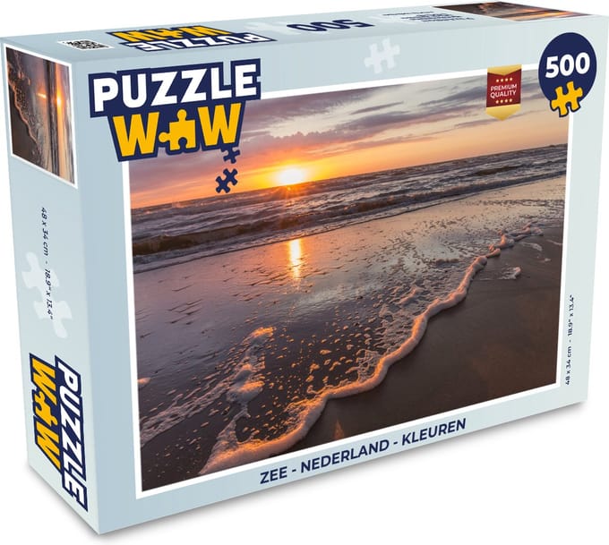 Puzzel Zee - Nederland - Kleuren - Legpuzzel - Puzzel 500 stukjes
