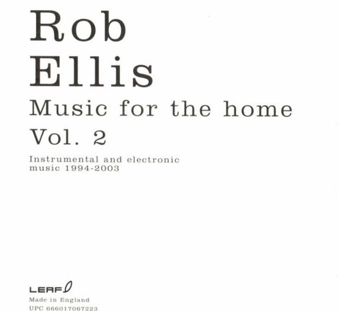Rob Ellis - Music For The Home Volume 2 (CD)