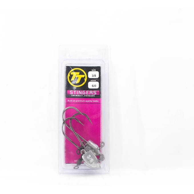 Tackle Tactics TT Stingers jigkop 3/8 oz 6/0 3/verpakking (2201)