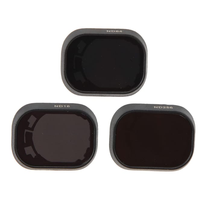 3 in 1 Drone ND Filter Set ND16 ND64 ND256 Optisch Glas Multi Gecoat Neutraal Dichtheid Filter Set black