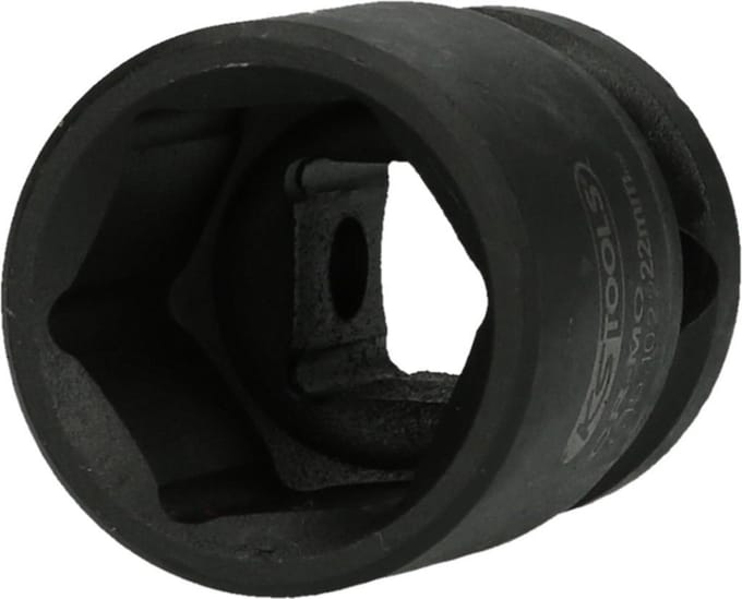KS TOOLS 1/2" Sechskant-Kraft-Stecknuss, kurz, 22mm ( 515.1022 )