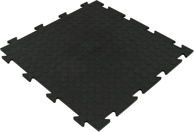 Zware Kwaliteit PVC Tegels met Noppen voor Garage en Werkplaats - 8mm Dikte