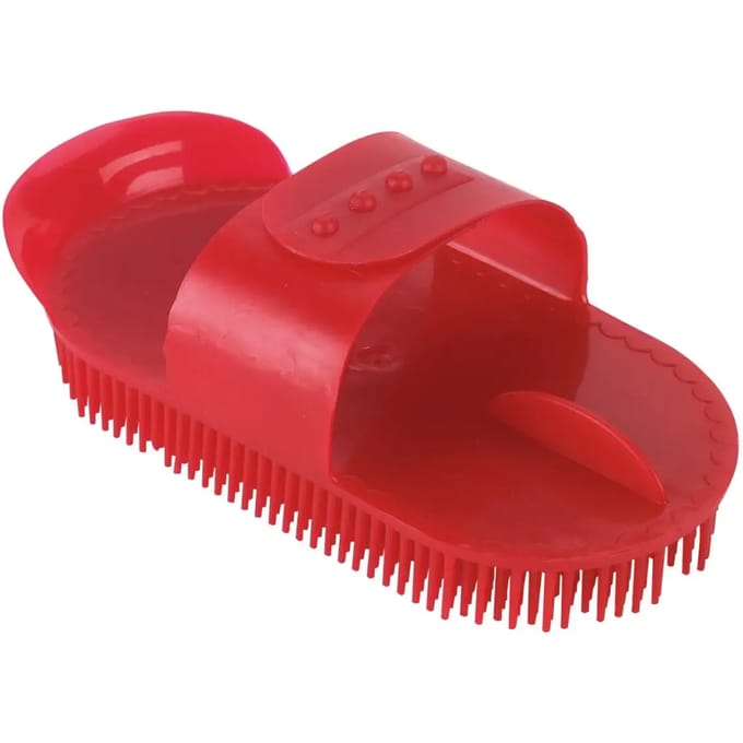 Étrille en plastique dragonne réglable Kerbl