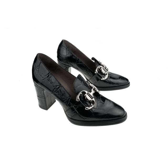 Wonders Siro - dames pump - Zwart - maat 41 (EU) 8 (UK)
