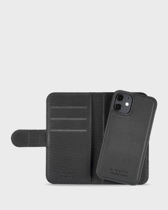 Wallet Case Magnet Black iPhone 12 Mini