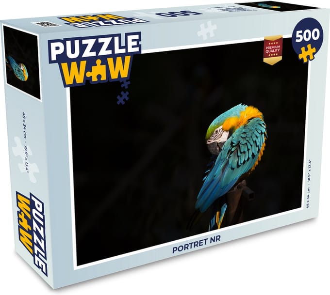 Puzzel Portret nr - Legpuzzel - Puzzel 500 stukjes