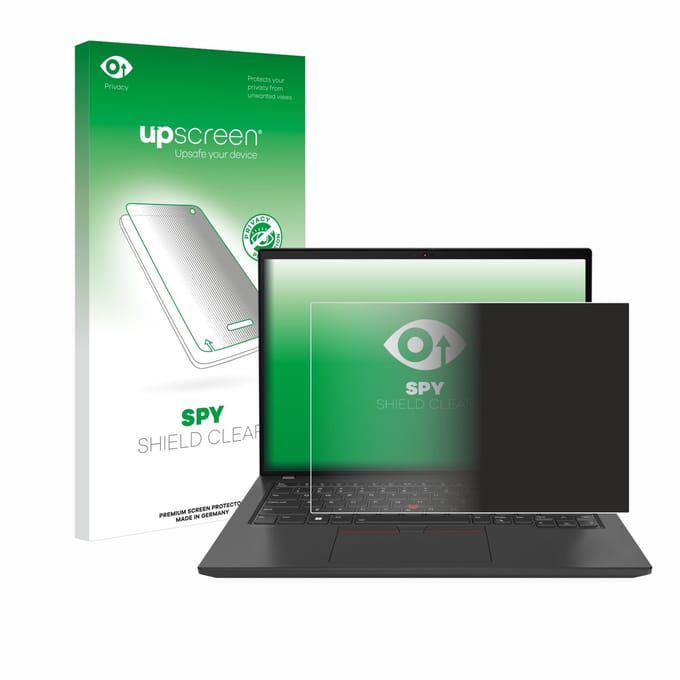upscreen - privacy screenprotector voor Lenovo ThinkPad T16 Gen 3 - Folie Beschermfolie Blauwlichtfilter