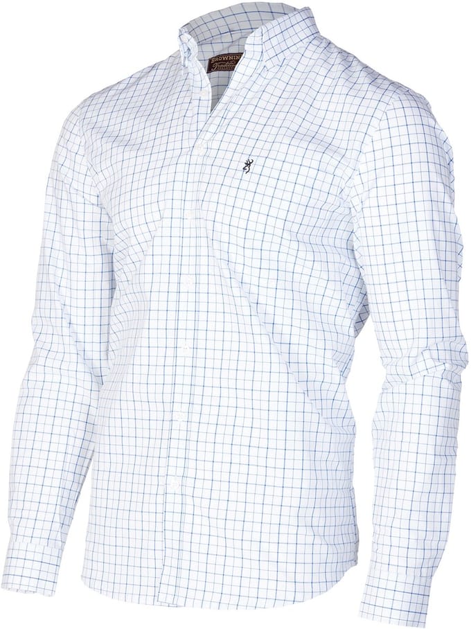 BROWNING Jachthemd Oliver Blauw Maat S