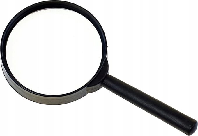 Vergrootglas Insectenloep 6 cm - Zwart