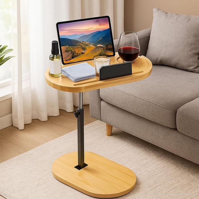 Bijzettafel Bank - Laptoptafel - Banktafel - interieurstijl
