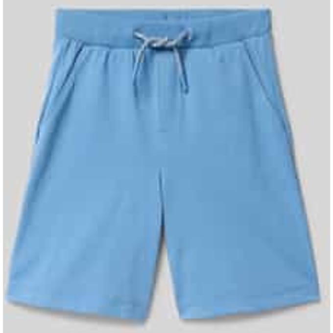 regular fit sweatshorts van katoenmix