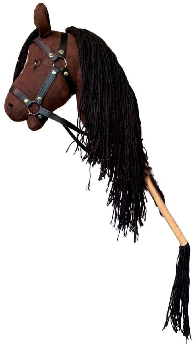 ByToizz Stokpaard met Staart Bruin