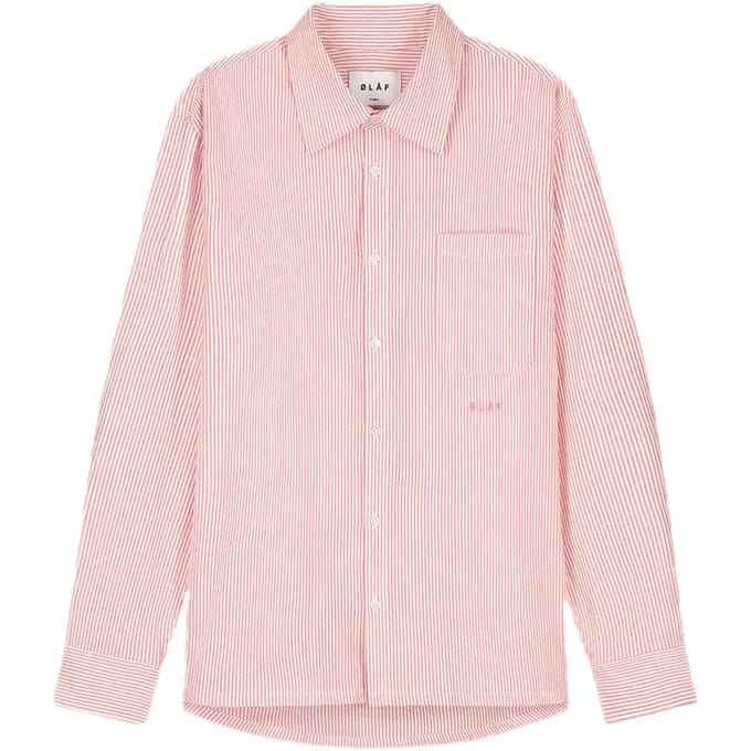 Oversized shirt Olaf Hussein Stripe Oxford