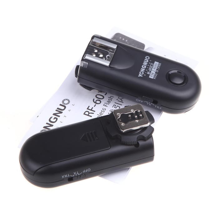 Yongnuo RF-603C II draadloze afstandsbediening flitstrigger C3 voor Canon 5D 1D 50D gray