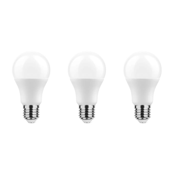 Technik E27 LED Lamp 11.1W - 1055lm - 6000K - Daglicht Wit - LED Globe A60 - Vervangt 75W Halogeen Gloeilamp - 3 stuks