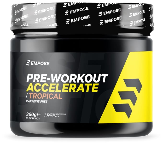 Empose Nutrition Pre-Workout - Cafeïnevrij - 360 gr - Tropical