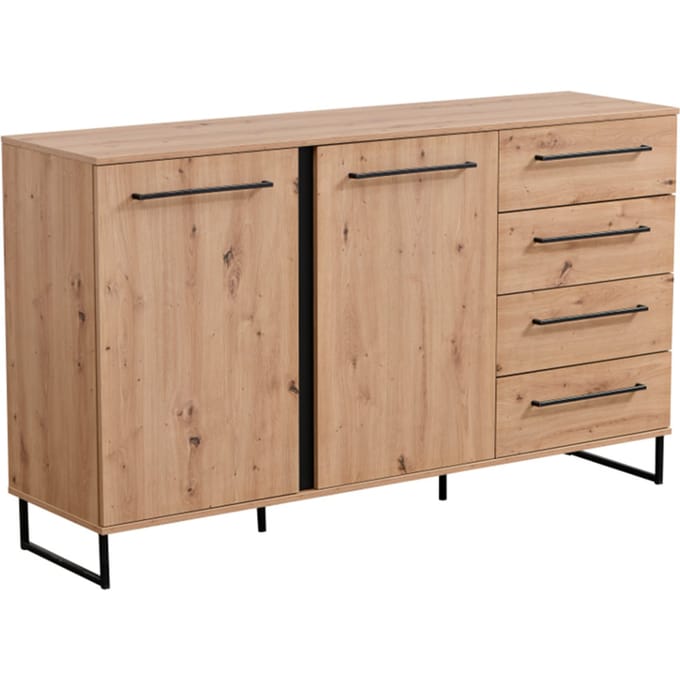 FurniStyle Dressoir met 4 Lades Karim