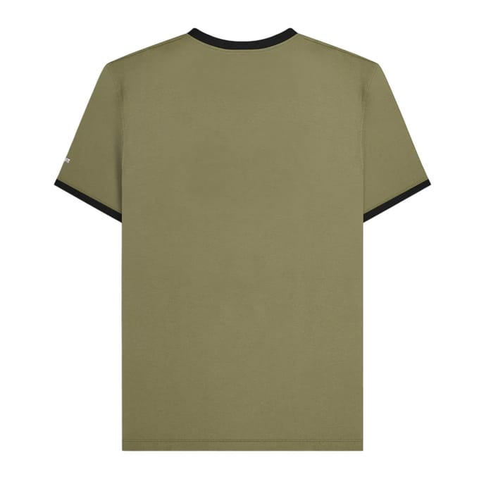 Lambretta Heren Target Ringer T-shirt (Khaki)