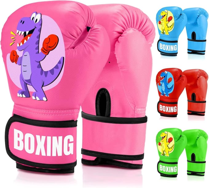 Stevige Bokshandschoenen Kinderen 3-14 Jaar - Training, Sparring & Kickboksen