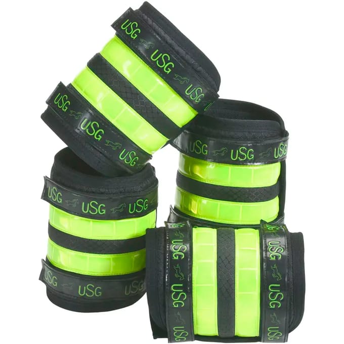 Reflecterende beenbeschermers voor paarden USG (x4)