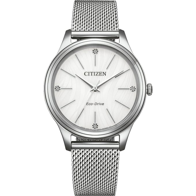 Citizen EM1220-82A Horloge - Staal - Zilverkleurig - Ø 34 mm