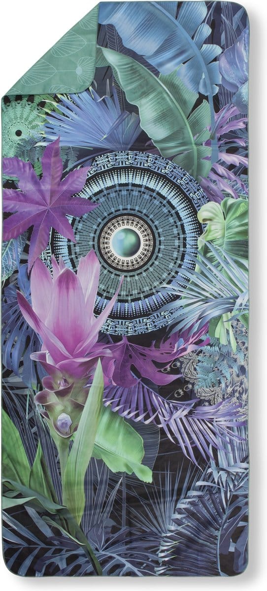 HIP Yoga / Reishanddoek "mandala's, bladeren en bloemen" - Multi - (75x180 cm) - Microvezel