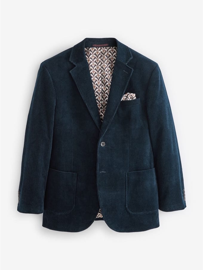Next - Heren - Corduroy blazer - Bruin