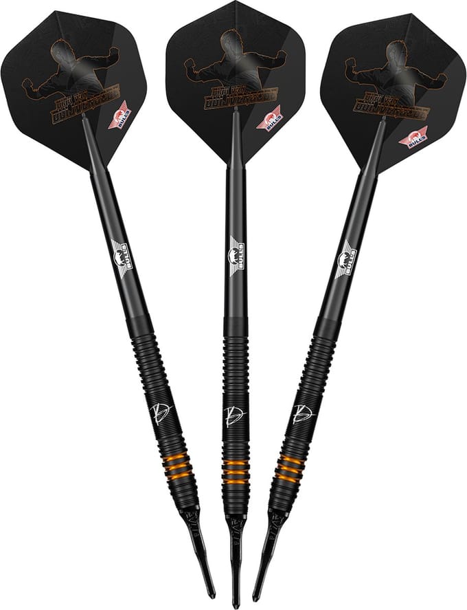 Bull's Softtip Dirk van Duijvenbode E2 - Dartpijlen 90% Tungsten - 20 gram