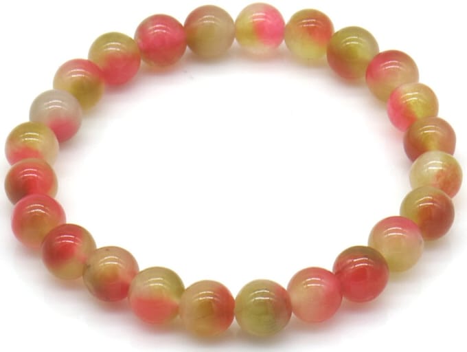 Armband - Natuursteen Chalcedoon - 8mm