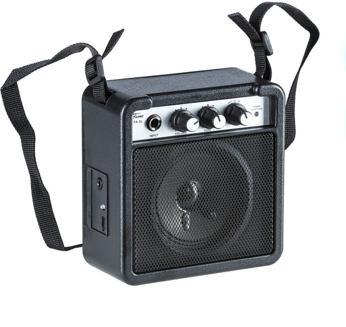 Fame FA-5L Mini Amp - Transistor combo versterker voor elektrische gitaar