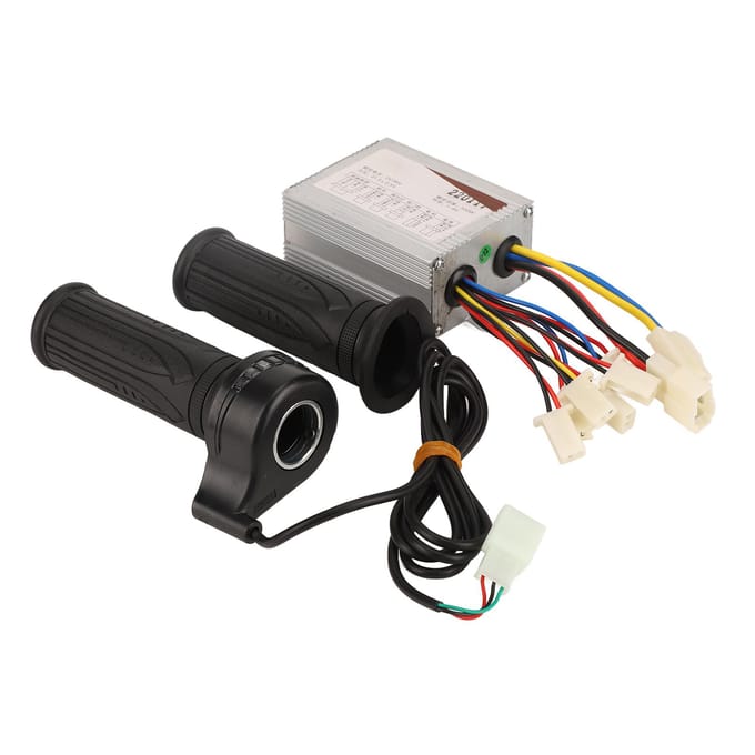 Scooter Controller Gashendel Kit Geborstelde Controller Lange Lijn Gashendel voor Elektrische Fiets black