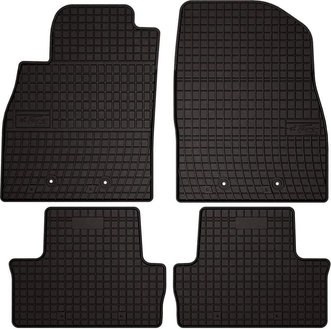 Wielganizator SolidPRO Serie - Zwarte Rubber Automatten - Opel Ampera I Hatchback - 2012-2017 - Op Maat