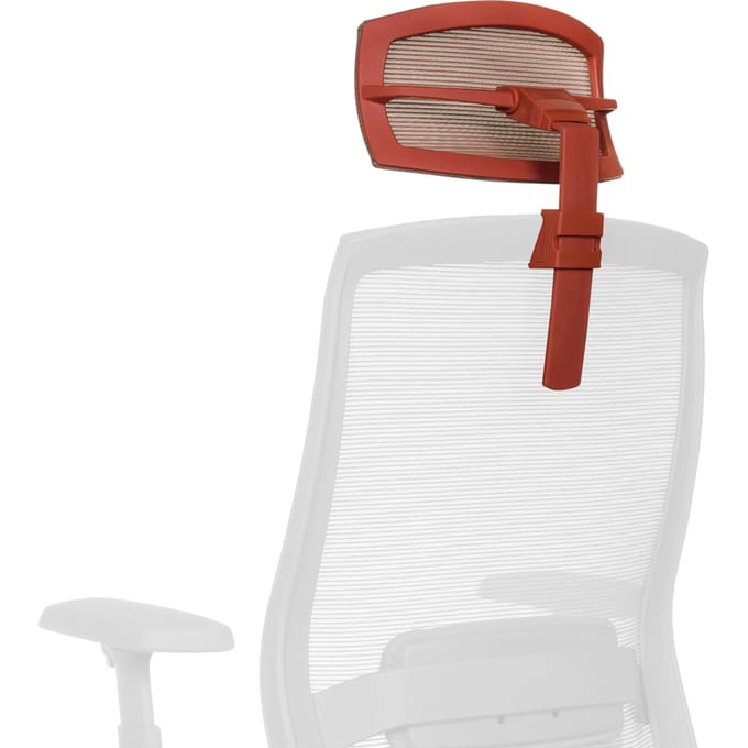 Hoofdsteun voor bureaustoel / draaistoel COLORE rood hjh OFFICE