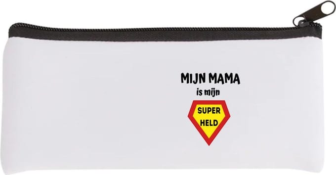 Akyol - mijn mama is mijn superheld Etui - Moeder - super mama - moeder cadeautjes - moederdag - verjaardag - geschenk - kado - 20 bij 9 cm