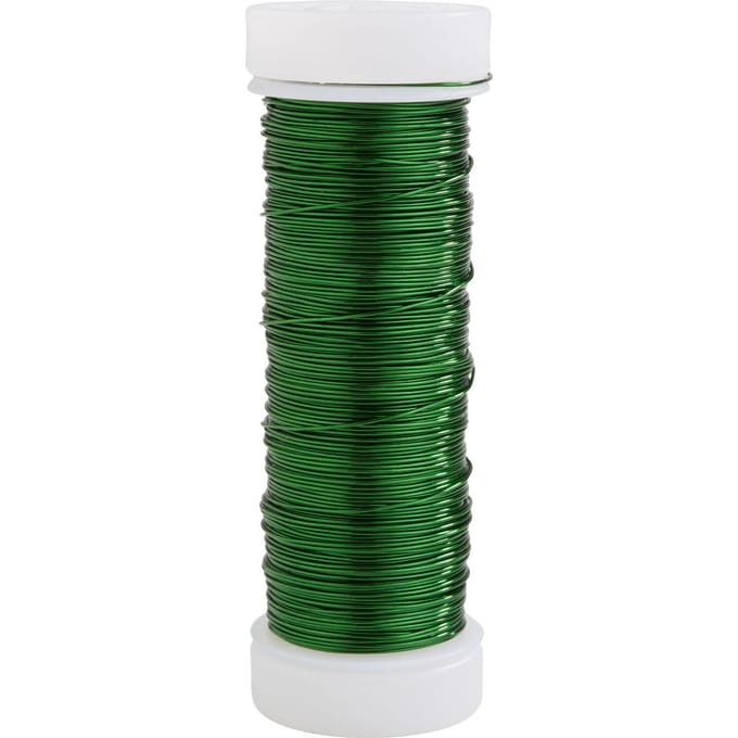 Koperdraad, Ø 0,30 mm, 50 m - Groen