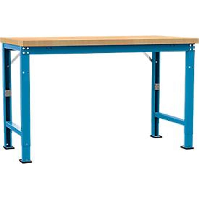 Manuflex TP6014.5012 Werkbank basismodule (b x d) 1500 mm x 700 mm Lichtblauw (RAL 5012)